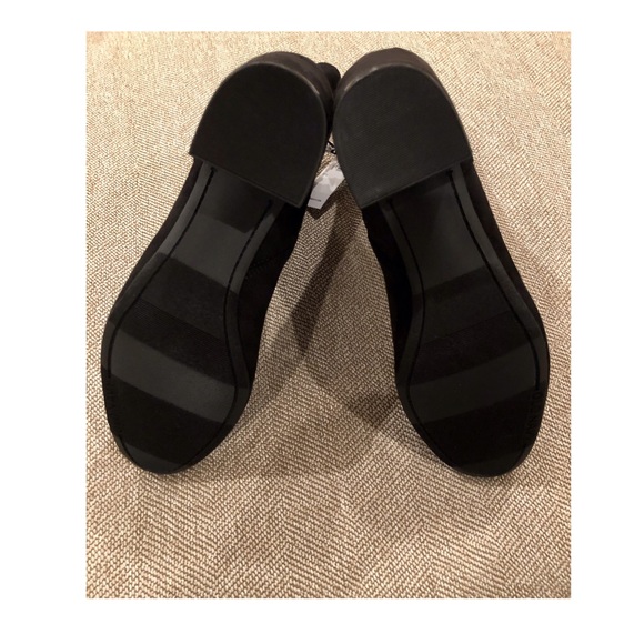 🌟Price Drop🌟Faux-Suede Black Block-Heel Boots - Picture 4 of 5